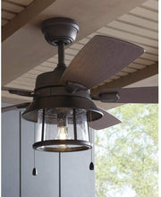 Load image into Gallery viewer, Shanahan 52 in. Bronze LED Ceiling Fan with Light Kit Works Google Assistant and Alexa