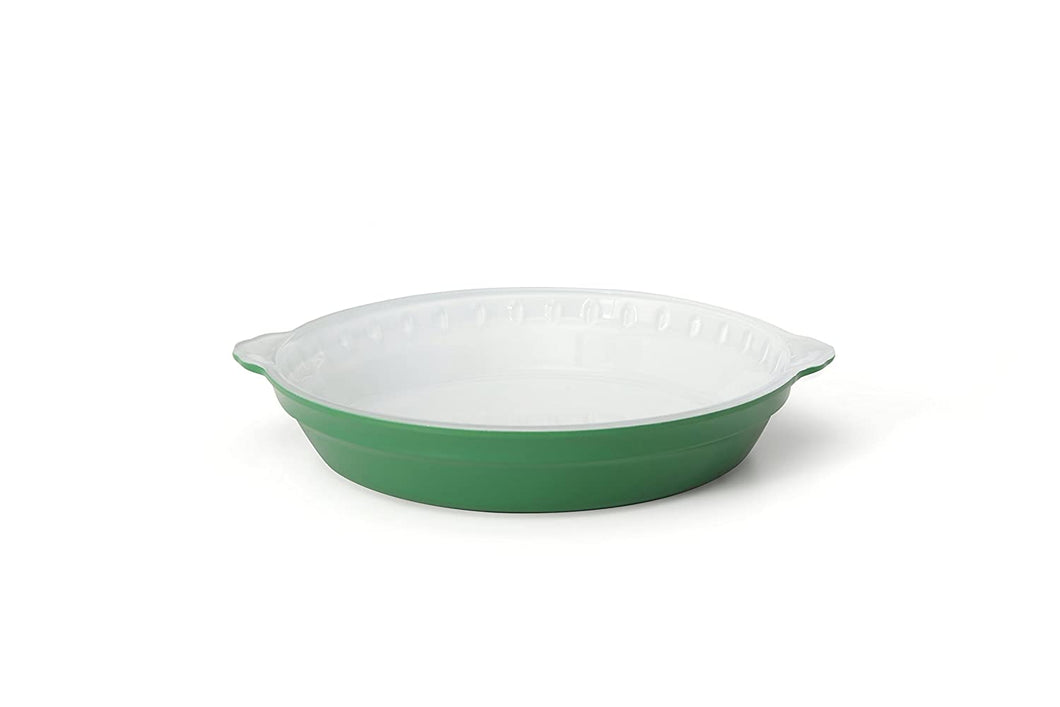 Creo SmartGlass Cookware, 9-inch Pie Pan, Bali Green