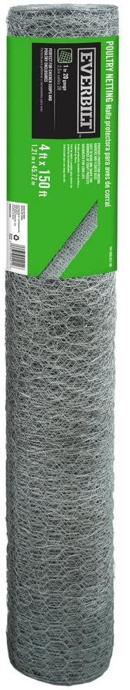 Everbilt 4 ft. x 150 ft. Galvanized Poultry Netting