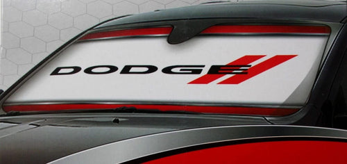 dodge truck dash auto car sun shade protector logo windshield window sunshade rt
