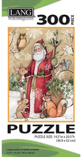 Load image into Gallery viewer, Lang Companies Woodland Santa 300 Piece Puzzle