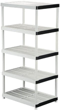 Load image into Gallery viewer, HDX 128974 36 in. W x 72 in. H x 24 in. D 5-Shelf Plastic Ventilated Storage Shelving Unit