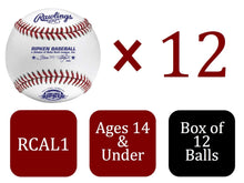 Load image into Gallery viewer, Rawlings Cal Ripken Competition Grade Youth Baseballs, Box of 12, RCAL1