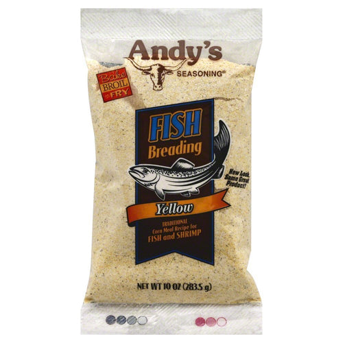 Andy's Yellow Fish Breading 10.0 OZ(Pack of 6)