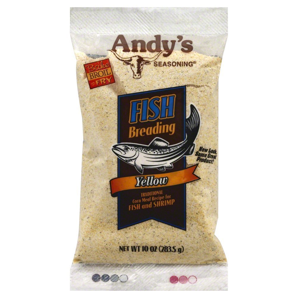 Andy's Yellow Fish Breading 10.0 OZ(Pack of 6)