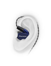Load image into Gallery viewer, Pioneer Hi-Res in-Ear Ergonomic Tangle Resistant Headphones, Blue SE-CH5T(L)