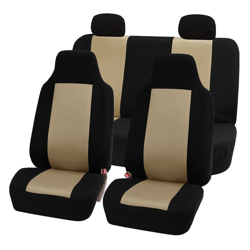FH Group FB102BEIGE114 Beige 3D Air Mesh Auto Seat Cover (Full Set)