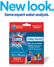 Load image into Gallery viewer, Clorox Pool&amp;Spa 70000CLX 3-Way Test Kit, Blue, Package may vary