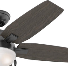 Load image into Gallery viewer, Antero 46 in. LED Indoor Matte Black Ceiling Fan with Light Kit