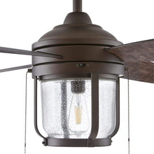 Load image into Gallery viewer, Northampton 52 in. LED Indoor/Outdoor Espresso Bronze Ceiling Fan with Light