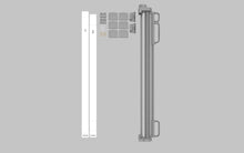 Load image into Gallery viewer, Perma Child Safety Outdoor Retractable Baby Gate, Extra Wide up to 71”, Gray