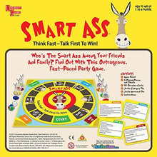 Load image into Gallery viewer, University Games Smart Ass The Ultimate Trivia Board Game for Families &amp; Adults Ages 12 &amp; Up, The Perfect Tabletop Game For Parties &amp; Events, Model:1360