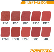 Load image into Gallery viewer, POWERTEC 111270 40 Grit Aluminum Oxide Sanding Belt (10 Pack)