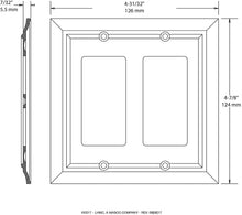 Load image into Gallery viewer, Architectural Single Duplex Outlet Wall Plate