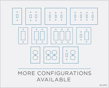 Load image into Gallery viewer, Hampton Bay Subway Tile Single Toggle Switch Wall Plate Flat, Black