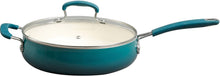 Load image into Gallery viewer, The Pioneer Woman Classic Belly 10-Piece Cookware Set, OCEAN TEAL