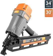 Load image into Gallery viewer, 34° Corded Pneumatic Clipped Head Framing Nailer