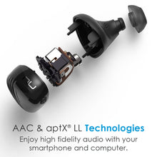 Load image into Gallery viewer, Optoma NuForce BE Free8 Truly Wireless Premium Earphones with 16h Battery Life, AAC+aptX, SpinFit Ear Tips and Charging case