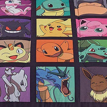 Load image into Gallery viewer, Pokémon, "Kanto Favorites" Twin Bed in a Bag Set, 64" x 86", Multi Color