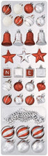 Load image into Gallery viewer, Home Accents Holiday 32 in. PVC Burlap Tree with Ornament Kit (34-Pieces)