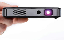 Load image into Gallery viewer, Miroir Smart HD Portable Mini Projector M300A, Surge Series, Android OS Native Apps Available, LED Lamp, Auto Focus, Built in Rechargeable Battery, HDMI Input Wireless Input