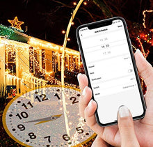 Load image into Gallery viewer, XODO Outdoor String Lights, Dream Color Christmas Lights with APP, Waterproof Color Changing LED String Lights for Wedding Party