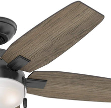 Load image into Gallery viewer, Antero 46 in. LED Indoor Matte Black Ceiling Fan with Light Kit