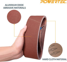 Load image into Gallery viewer, POWERTEC 110850 3-Inch x 18-InchAluminum Oxide Sanding Belt