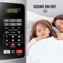 Load image into Gallery viewer, Toshiba Microwave Oven with Sound On/Off ECO Mode and LED Lighting, 0.9 Cu. ft/900W