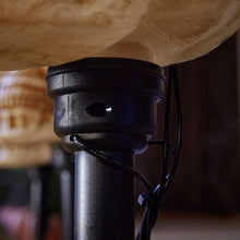 Load image into Gallery viewer, Gemmy Lightshow Flickering Skulls Halloween Pathway Markers (3-Count)