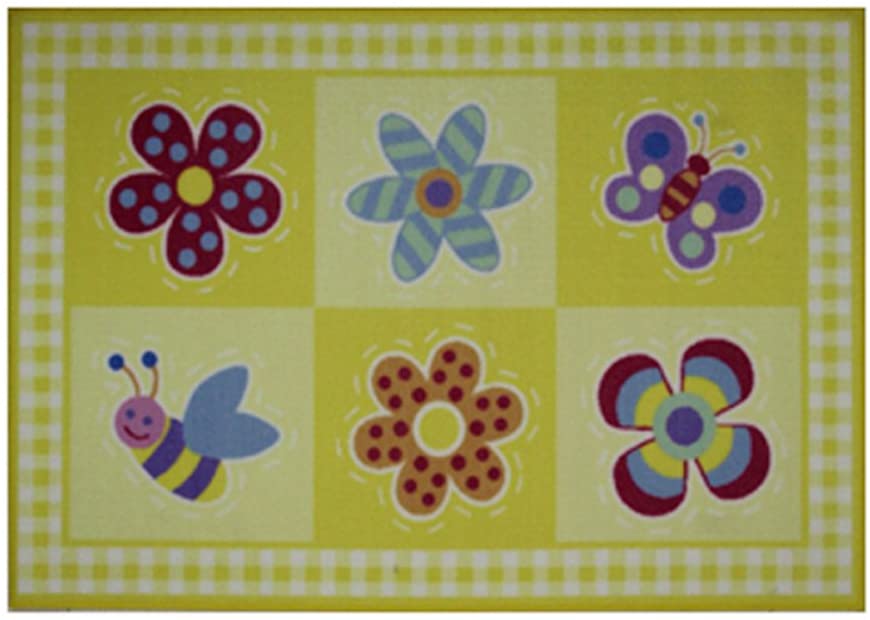 Fun Rugs Olive Kids Flowerland Home Decorative Accent Area Rug 39