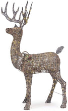 Load image into Gallery viewer, Home Accents 5.5 ft Meadow Frost Animated LED Brown Deer