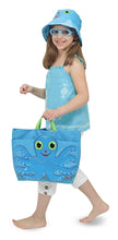 Load image into Gallery viewer, Melissa &amp; Doug Sunny Patch Flex Octopus Large Beach Tote Bag With Mesh Panels