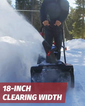 Load image into Gallery viewer, PowerSmart Snow Blower, 18-INCH Cordless Snow Blower, 40V 4.0 Ah Lithium-Ion Battery Powered Snow Blower, Electric Snow Thrower 180°Chute Rotation Up to 30-Feet, DB2401