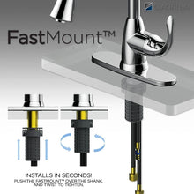 Load image into Gallery viewer, Glacier Bay HD67496-1008D2 Dylan Single-Handle Pull-Down Sprayer Kitchen Faucet in Stainless Steel