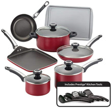 Load image into Gallery viewer, Farberware High Performance Nonstick Aluminum 17-Piece Cookware Set