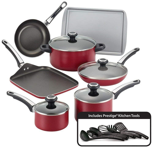 Farberware High Performance Nonstick Aluminum 17-Piece Cookware Set