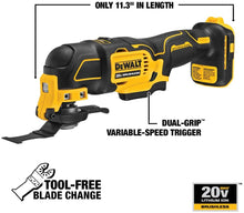 Load image into Gallery viewer, DEWALT ATOMIC 20V MAX Oscillating Tool, Cordless, Oscillating, Tool only (DCS354B)