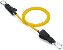 Load image into Gallery viewer, Black Mountain Products Resistance Band Set with Door Anchor, Ankle Strap, Exercise Chart, and Carrying Case