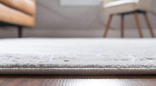 Load image into Gallery viewer, Unique Loom Rushmore Collection Traditional White Tone-on-Tone Snow White Area Rug (2' x 3')