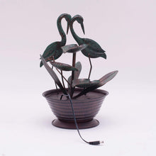 Load image into Gallery viewer, Nature's Garden Birds Metal Fountain
