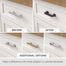 Load image into Gallery viewer, Liberty 62076AP, Horizontal Bail Drawer Pulls Cabinet Hardware, Cabinet Handles, 3 in., Antique Pewter, 1 piece
