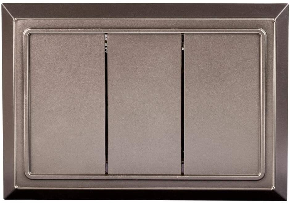 Hampton Bay Wired Door Chime in Brushed Nickel. HB-2749-03