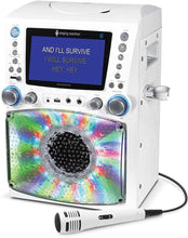 Load image into Gallery viewer, Singing Machine STVG785BTW Bluetooth Karaoke Machine with Disco Lights