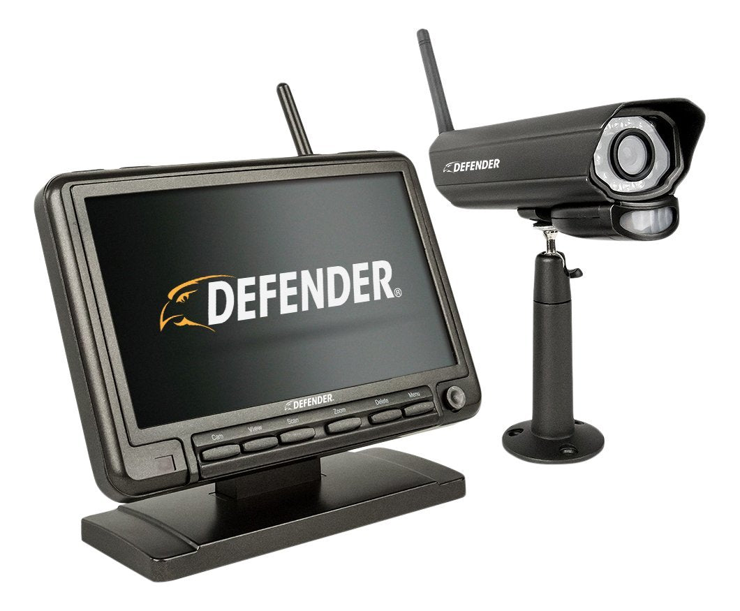 Defender PhoenixM2 Wireless Security System with 7`Monitor and Night Vision Camera