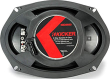 Load image into Gallery viewer, Kicker KSC69304 KSC6930 6x9 3-Way Speakers with 1" and .75" tweeters 4-Ohm