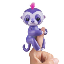 Load image into Gallery viewer, Fingerlings Baby Sloth - Marge (Purple) -  Interactive Baby Pet - by WowWee