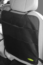 Load image into Gallery viewer, Premium Kick Mats by Baby Mushroom (2 Pack) - Superior Quality Waterproof Car Seat Back Protectors w/Storage and Reinforced Corners. Bonus Kids on Board Decal! Protects Upholstery, Fabric &amp; Leather.