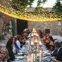 Load image into Gallery viewer, XODO Outdoor String Lights, Dream Color Christmas Lights with APP, Waterproof Color Changing LED String Lights for Wedding Party