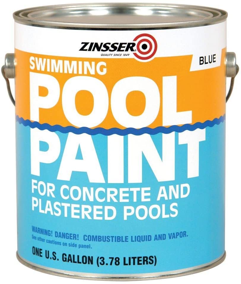 1-gal. Flat Oil-Base Blue Swimming Pool Paint (4-Pack)
